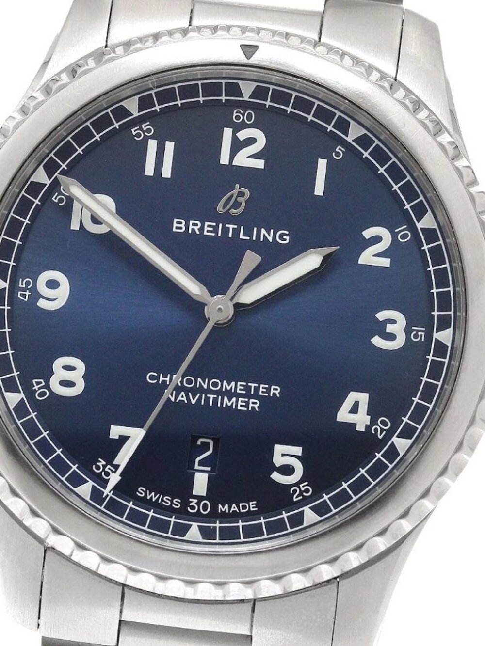 BREITLING Navitimer8 A17314 Date Navy Dial Automatic Men's Watch_946717
